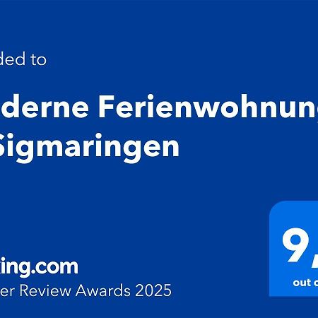 Moderne Ferienwohnung In Sigmaringen Exterior foto